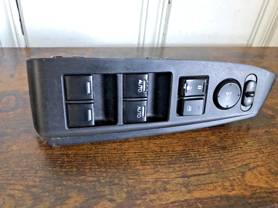 2010- 2015 HONDA ACCORD CROSSTOUR MASTER WINDOW SWITCH 35750-TP6-A11 OEM BLACK - Image 3 of 4