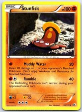 Stunfisk 83/113 Uncommon Legendary Treasures Pokemon LP on eBay