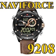 NAVIFORCE Boy Men Military Watch-Digital Quartz Chronograph Stopwatch Wristwatch