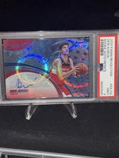 Deni Avdija Rookie Auto 08/25 JERSEY MATCH 2020 Revolution PSA 9