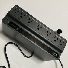 APC Back-UPS 600VA 7-Outlet/1-USB Battery Back-Up and Surge Protector - Black