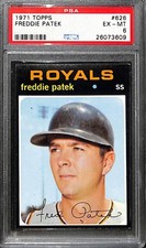 1971 Topps #626 FREDDIE PATEK PSA 6 EX-MT 15 
