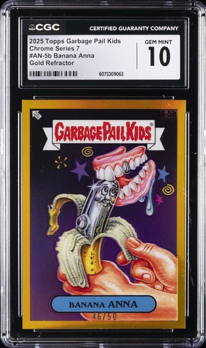 2025 TOPPS GARBAGE PAIL KIDS #AN-5B BANANA ANNA CGC 10 GEM MINT