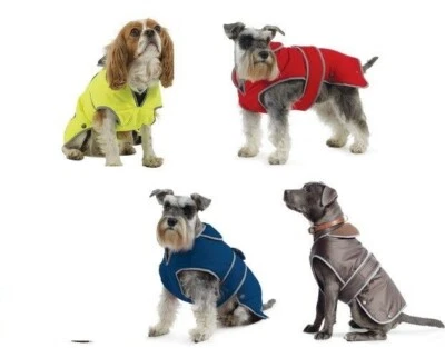 Ancol Stormguard Dog Coat Waterproof Fleece Lined, Warm