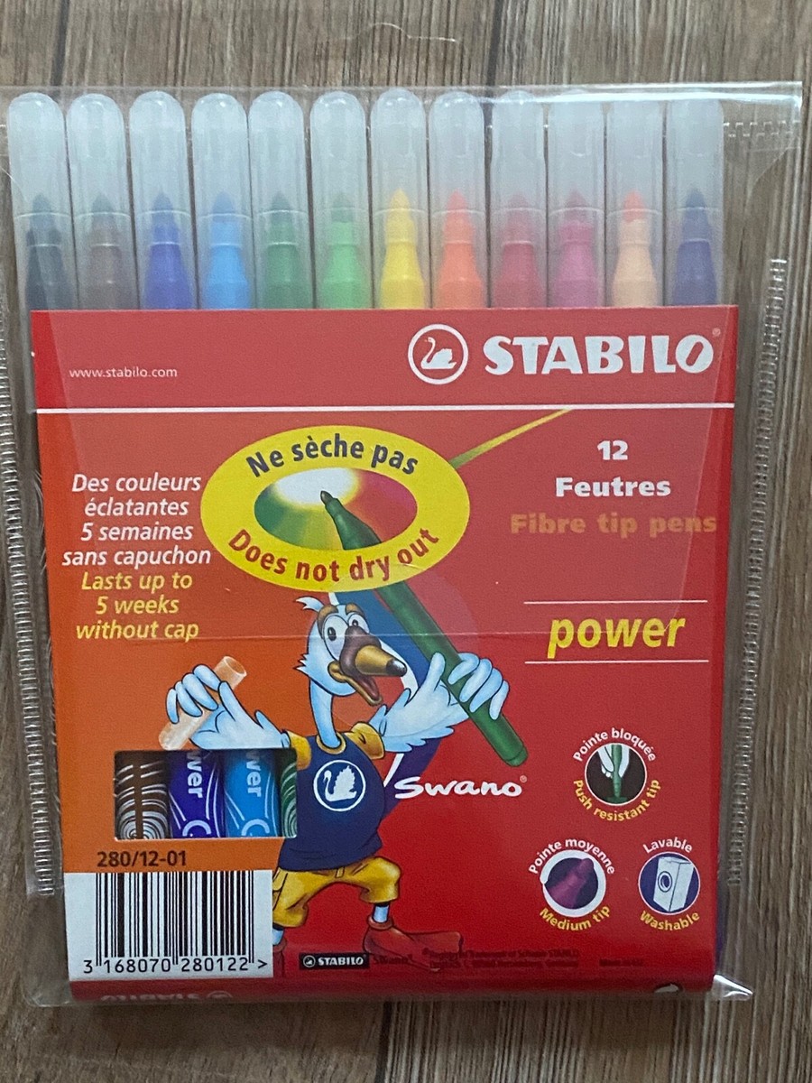 Stabilo Power Power Max Felt Tip Pens Various pack sizes