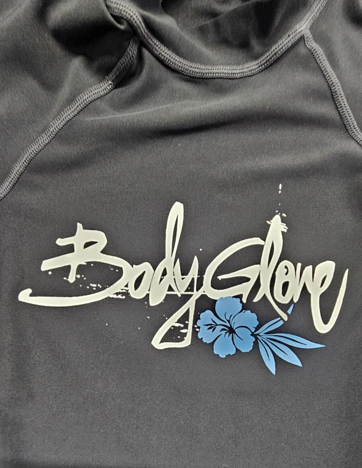 BODY GLOVE JUVENIL UV NATACIÓN Camisa Gráfica Talla Pequeña Negra Foto 4 de 4