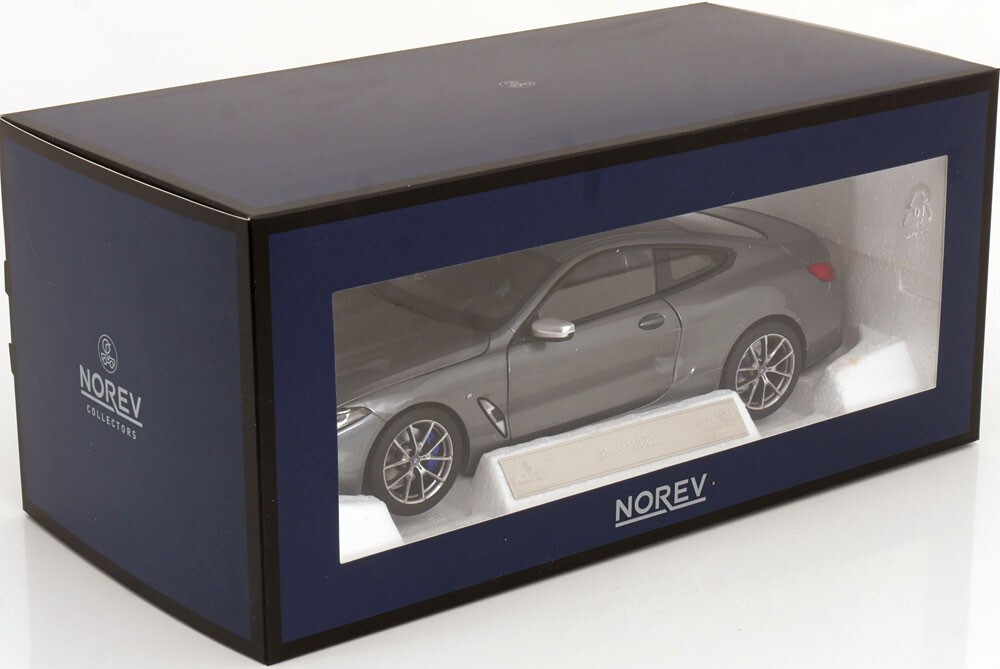 Norev 2018 BMW 850i Series Coupe Grey Metallic LE 200pcs 1:18*New