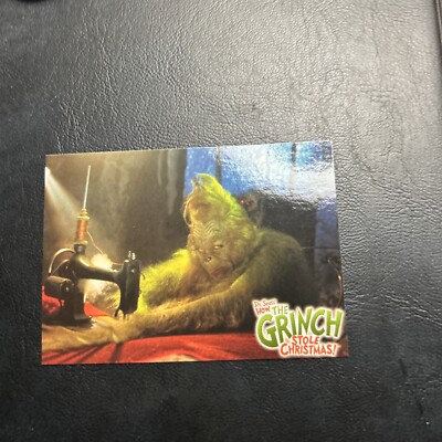 Jb14 dr. Seuss How The Grinch Stole Christmas 2000 #￼ 49 Jim Carrey Sewing Suit
