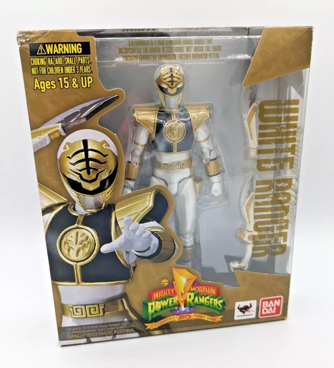 S.H. Figuarts TOMMY White Ranger Mighty Morphin MMPR Power Rangers Bandai  Figure