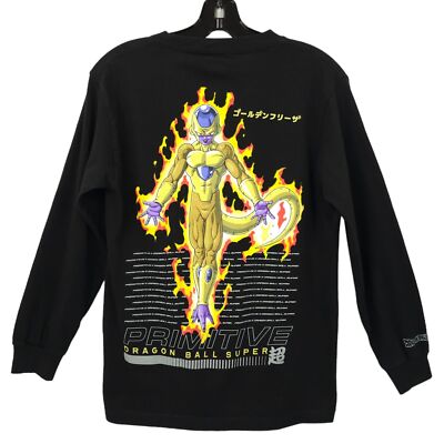 Primitive Dragon Ball Super Golden Frieza Graphic T Shirt Mens S