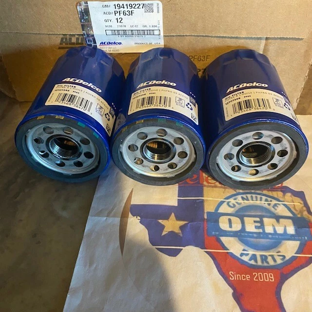 3x ACDelco PF63 Oil Filters 12731742 - Image 3 of 4