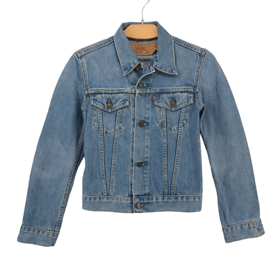 Levi's: Blouson camionneur décontracté vintage noir en denim