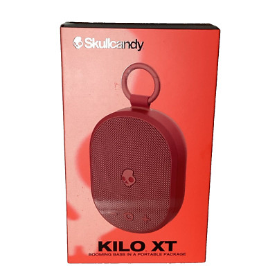 Skullcandy Kilo XT Red Wireless Speaker Big Bass Waterproof Brand New Sealed