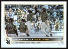 2022 Topps Series 1 Slam Diego Returns Tatis #125 Rainbow Foil Padres