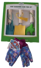 Expert Gardener kids Gardening Hand Tool Set Nickelodeon Paw Patrol girls Gloves