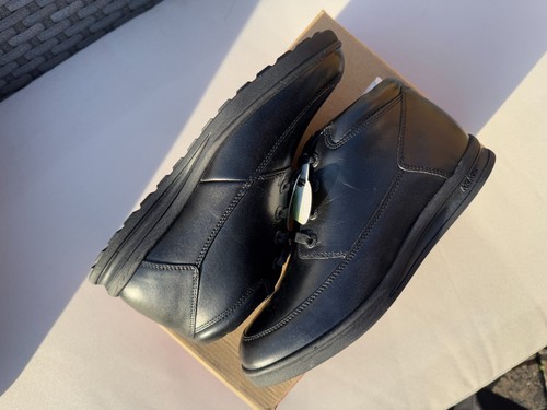Scarpe scuola ragazzo Kickers Troiko in pelle con lacci nere - UK3.5 / EU 36 - Foto 4 di 6
