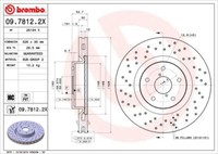 2X Brembo 09.7812.2X Bremsscheibe Passend FüR Subaru