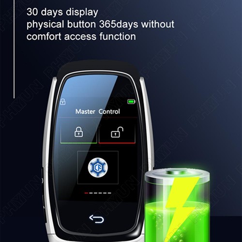 Silver Modified Remote Smart LCD Screen Key Shell For BMW /Kia/Benz/Ford/Hyundai - Picture 10 of 17