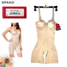 NWT SPANX Women's S Suit Your Fancy Strapless Cupped Mid-Thigh Bodysuit 10156R