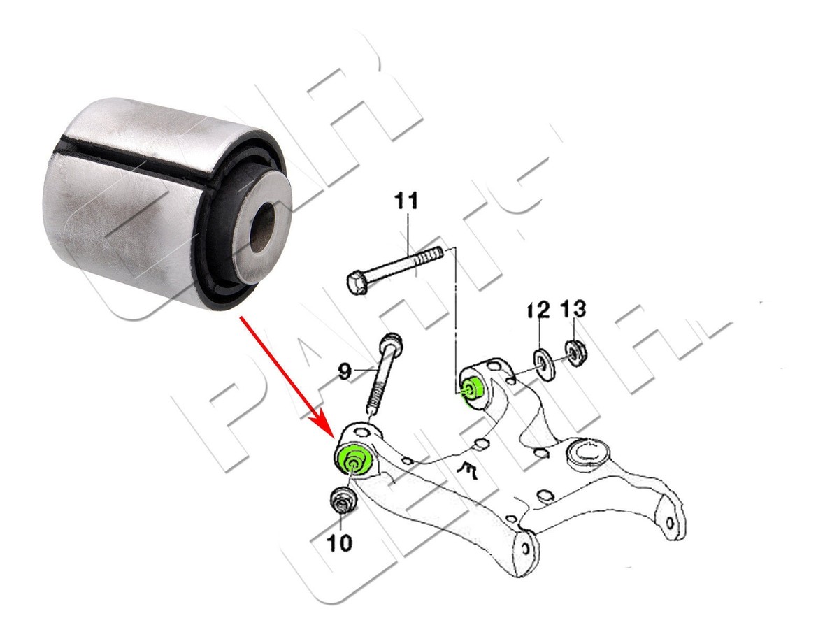 FOR BMW X5 E53 5 6 SERIES REAR AXLE SWING ARM LOWER TRAILING ARM 