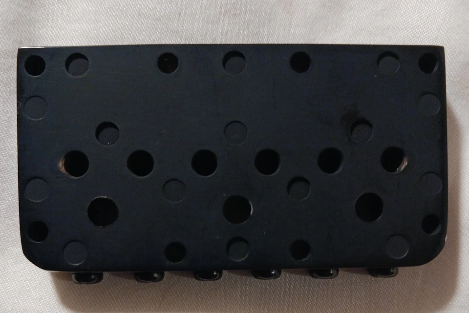 Jackson NEGRO 6 Cuerdas Puente Juego Tornillos y Férulas HT6 Misha Mansoor Guitarra Foto 4 de 4