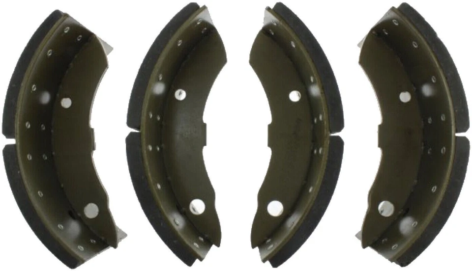 Nuevo Juego de zapatas de freno de tambor TRASERAS DE ALTA RESISTENCIA remachadas para FORD 15"X7" Foto 3 de 4
