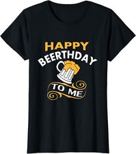 Funny Beer Lover - Happy Beerthday To Me Enjoy Ladies' Crewneck T-Shirt