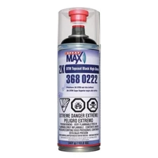 SprayMax 2K DTM Topcoat Black High Gloss, 3680222, Aerosol
