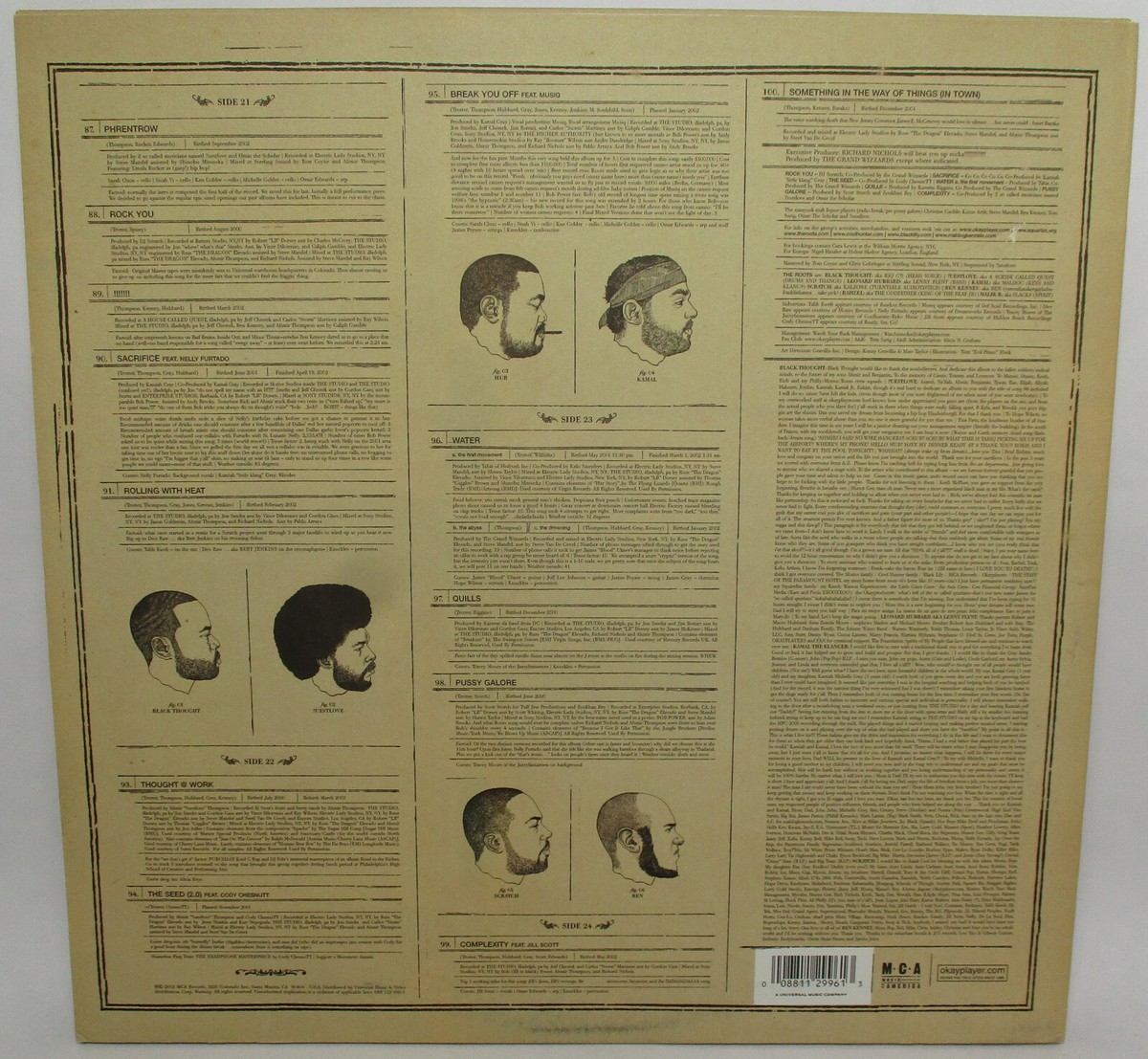 THE ROOTS - PHRENOLOGY ( 2 x LP ) Vinyl First US Press 2002 VG+ | eBay