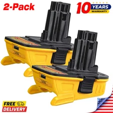 2 Pack DCA1820 MAX 20V To 18V Adapter Converter For Dewalt 20Volt Li-ion Battery