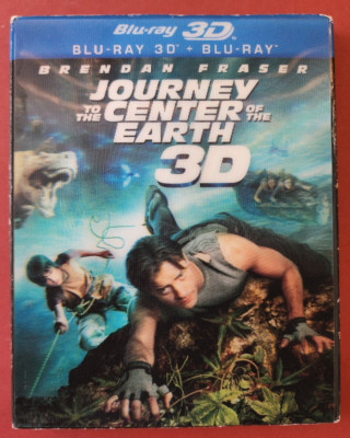 *NEW* Journey to the Center of the Earth 3D (Blu-ray 3D/2D) w/ Lentic. Slipcover