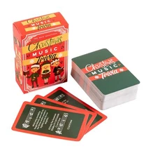 Gift Republic Christmas Music Trivia Card Game 100 Questions Family Party Quiz
