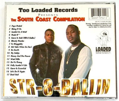 Rare G RAP South Coast Compilation Str 8 Ballin Lil Jinx Ceasar 