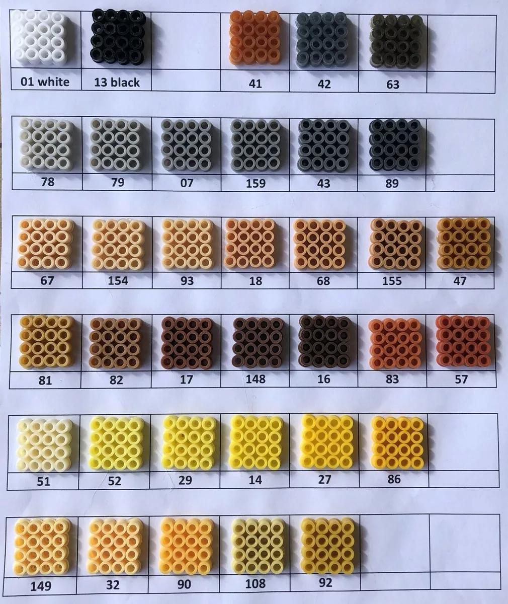 Iron Pegboard Perler Fuse, Hama Beads Templates 5mm