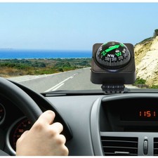 Pocket Ball Dashboard Mount Navigation Compass Car Boat Truck Suction Black XDUK