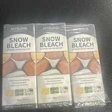 3 pack Jaysuing Snow Bleach Cream for Private Part Intimate Areas-Underarm *
