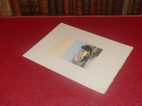 SIBREGOVIC KEMAL EAU FORTE ORIGINALE AQUATINTE SIGNEE "OISEAU" E.A. 2/10 1987 - Photo 8/8