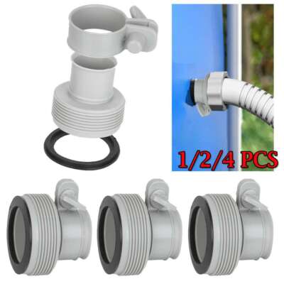 4PCS B Hose Adapter Pool 1.25'' to 1.5'' For Replacement Intex Filter Pump Fitting