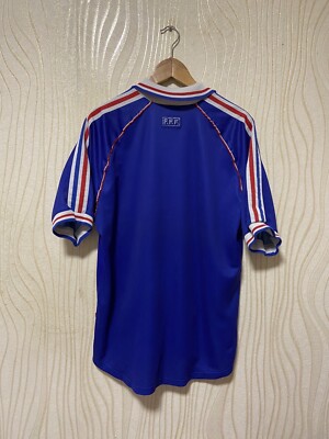 FRANCE 1998 1999 2000 HOME FOOTBALL SHIRT SOCCER JERSEY FRANCE 1998 1999 2000 HOME FOOTBALL SHIRT SOCCER JERSEY