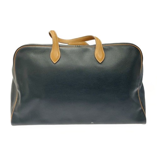 HERMES Victoria 50 Ardennes Leather Traveling Bag BLK w/ Clochette Cadenas Keys - Picture 3 of 10
