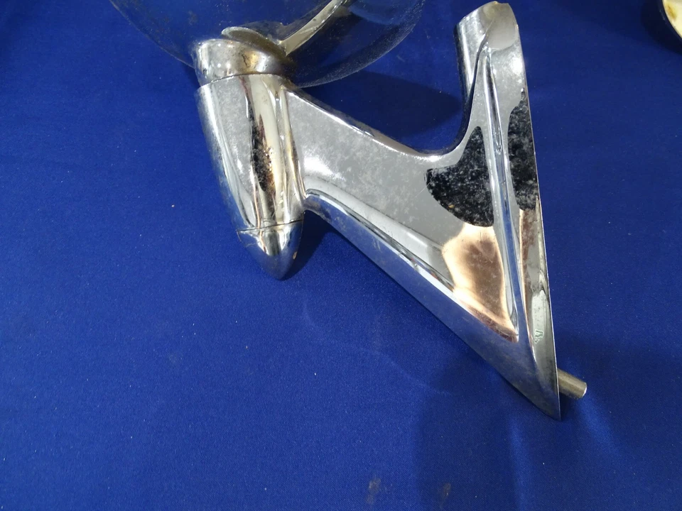 Espelho externo padrão cromado A2 Ford Mustang 66 Bronco fabricante de equipamento original 1965 1966 65 66 - Imagem 3 de 4