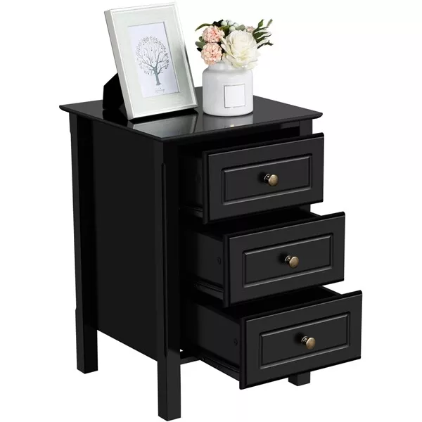 Black cheap side drawers