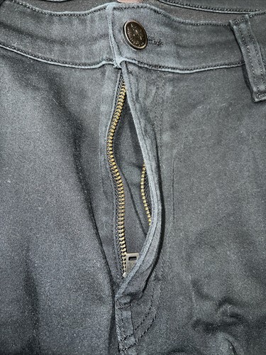 34 Heritage Jeans Mens Comfort Rise Classic Fit Straight Leg 42W 32L Black - Picture 3 of 12