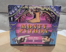 Monty Python Takes on History 2003 Calendar (2002, Calendar) SEALED CONTENT RARE