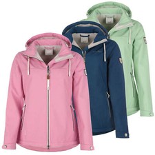 Dry Fashion Damen Softshelljacke Baltrum - Melierte Jacke mit Fleece-Innenfutter