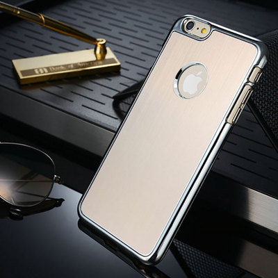 Apple iPhone 6 / 6 Plus Premium Luxus Handy Schutz Hülle Back Cover Aluminium