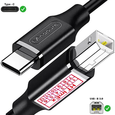 USB-C auf USB B 2.0 Scanner Druckerkabel für Samsung CLP-415 N Netzwerke Laser