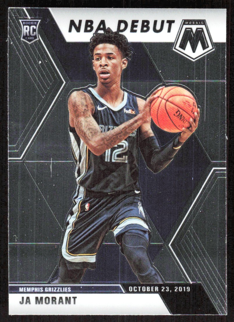 2019-20 10761D Panini Mosaic NBA DEBUT Ja Morant Rookie Memphis Grizzlies #274