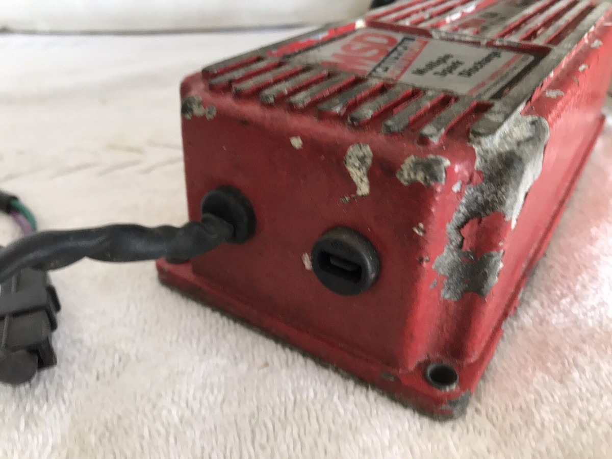 MSD IGNITION BOX MULTIPLE SPARK DISCHARGE 6200 6A Seial MSD IGNITION BOX MULTIPLE SPARK DISCHARGE 6200 6A Seial