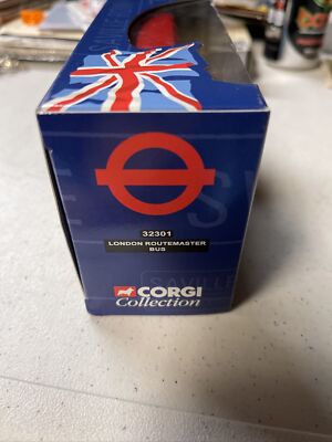 Vintage Corgi Toys London Transport Route Master Museum red bus